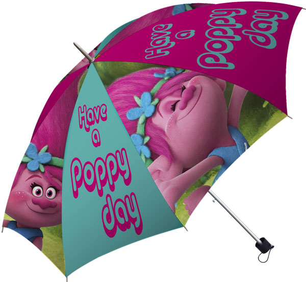 Do školy a školky - deštníky - Skládací deštník Trollové Poppy Skládací deštník Trollové Poppy - deštníky