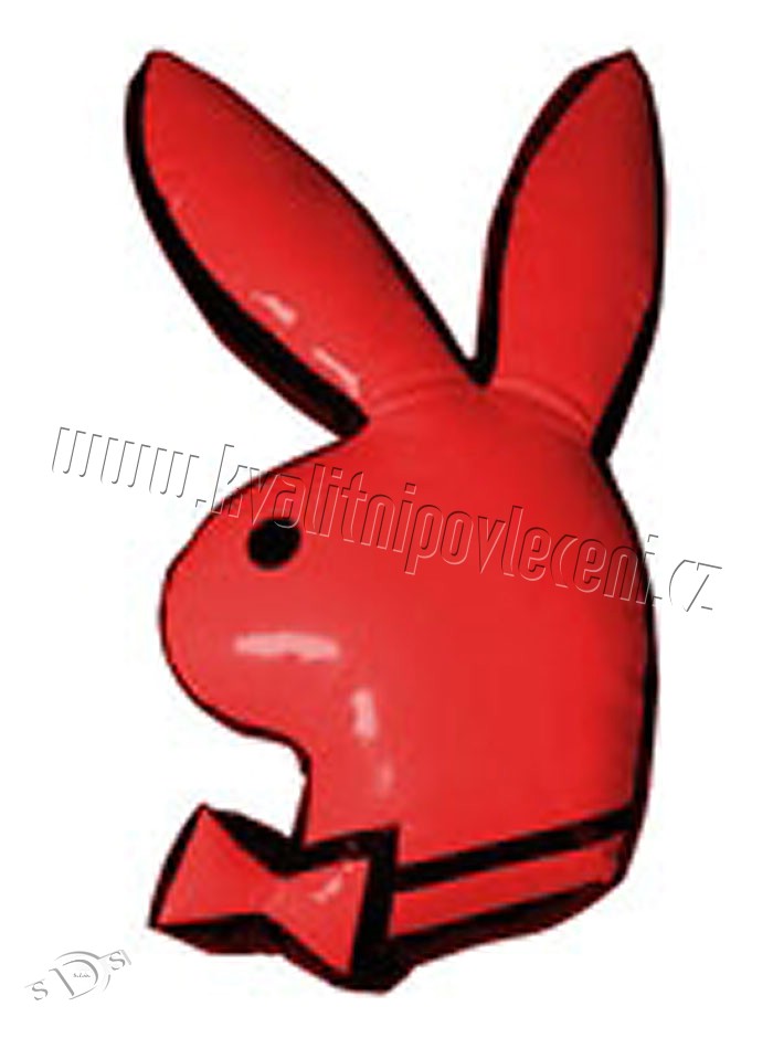 Polštářek Playboy Red králíček 55cm