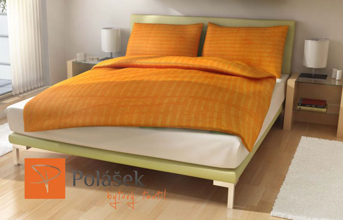 Povlečení exklusive micro Pomerančová 140/220