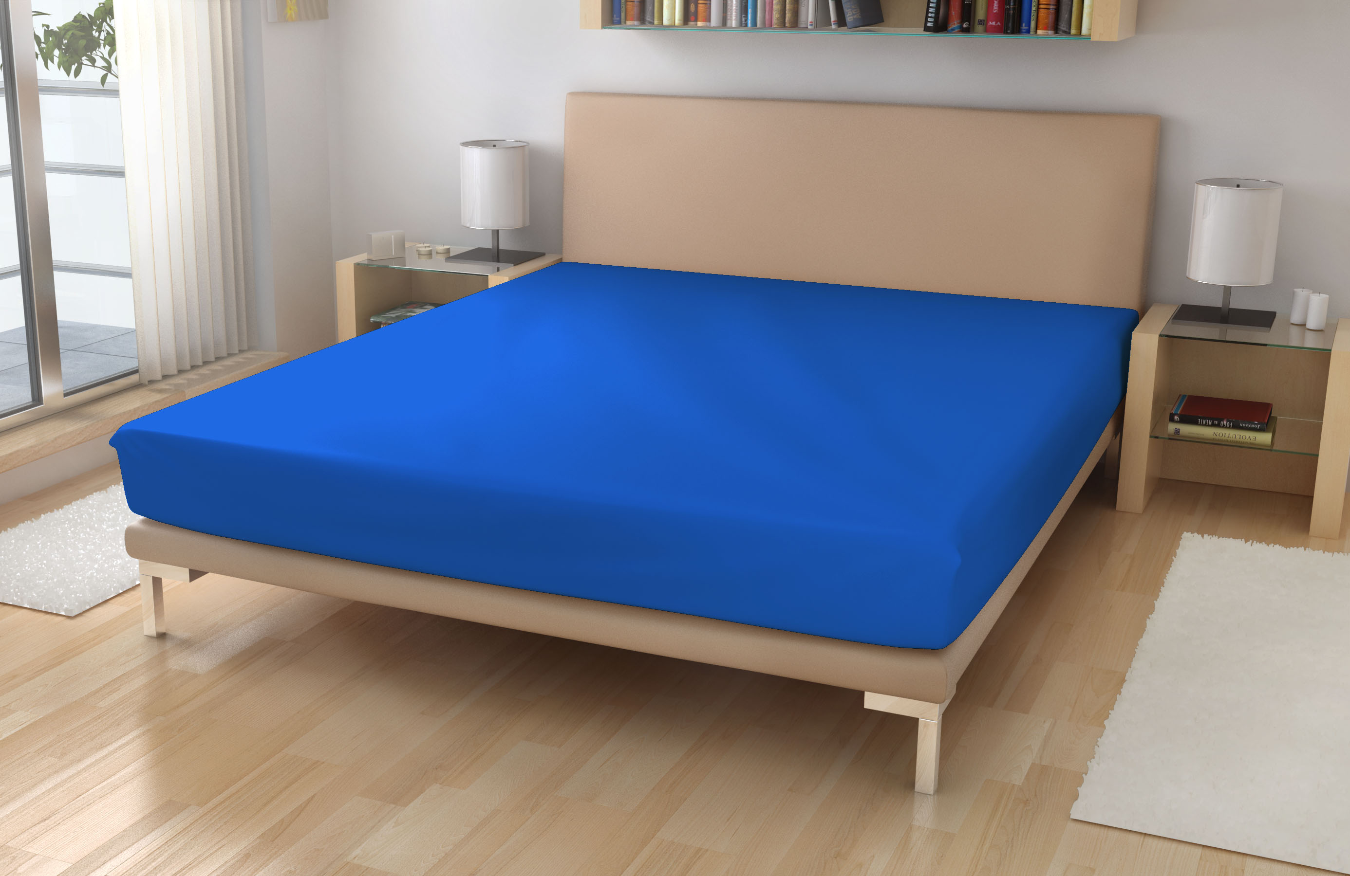 Prostěradla - Froté 180x200 - Froté prostěradlo EXKLUSIVE Královská modrá 180/200 Froté prostěradlo EXKLUSIVE Královská modrá 180/200 - Froté 180x200