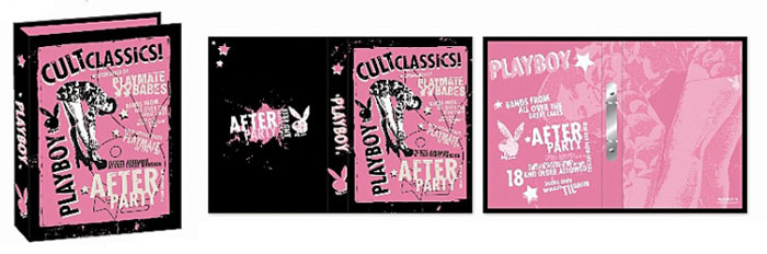 Pořadač Playboy Black and Raspberry A4