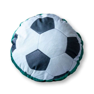 Tvarovaný mikroplyšový polštářek Fotbal