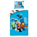 Povlečení Lego City blue 140/200, 70/90