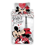Povlečení Mickey a Minnie Paříž Eiffelova věž 140/200, 70/90