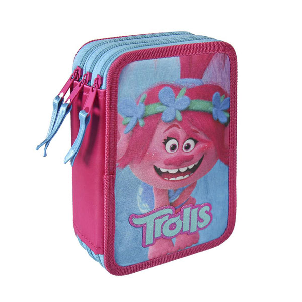 Třípatrový penál plný Trollové Poppy