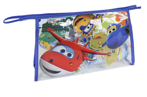 Kosmetická taška vybavená Super Wings