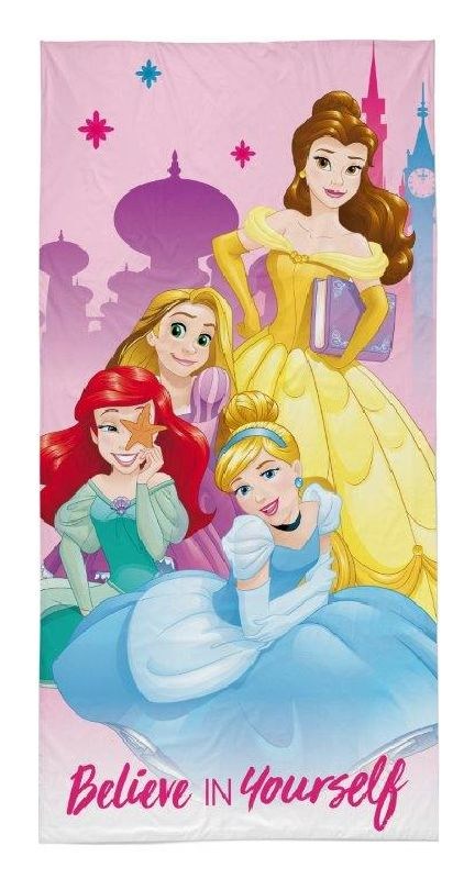 DETEXPOL Osuška Princezny Believe  Bavlna - Froté, 70/140 cm