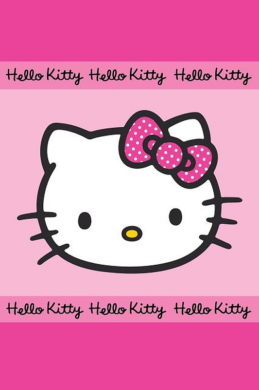 DETEXPOL Dětský ručník Hello Kitty Bavlna - Froté, 60/40 cm