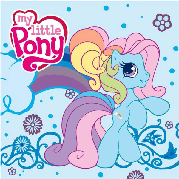 Magický ručníček My Little Pony modrý 30/30