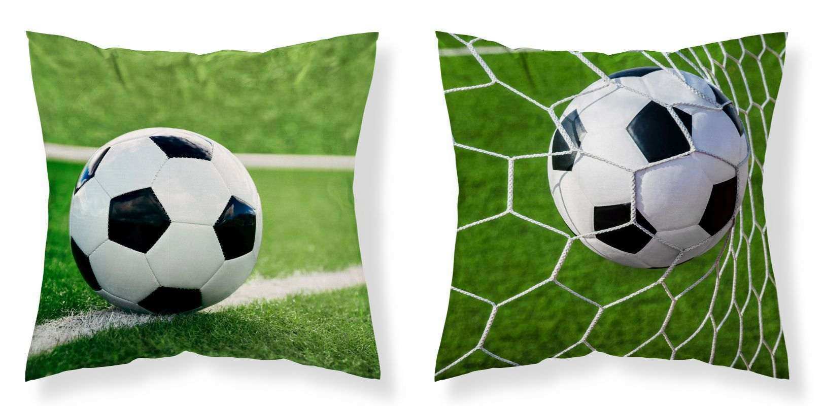 DETEXPOL Povlak na polštářek Fotbalový míč micro  Polyester, 40/40 cm