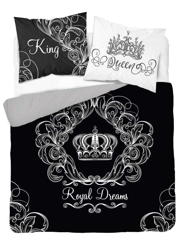 DETEXPOL Francouzské povlečení Royal Dreams  Bavlna, 220/200, 2x70/80 cm