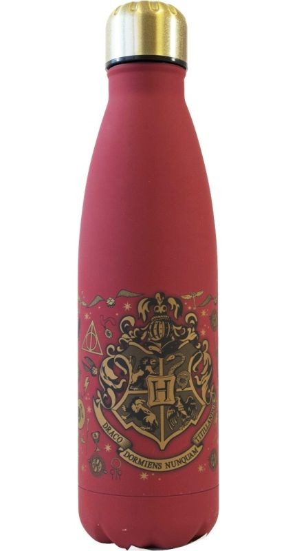 EUROSWAN Nerezová láhev na pití Harry Potter Icon Red  Potravinářská nerezová ocel 18/8, 500 ml
