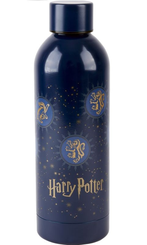 EUROSWAN Nerezová láhev na pití Harry Potter Blue  Potravinářská nerezová ocel 18/8, 500 ml