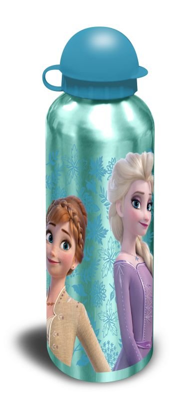 EUROSWAN ALU láhev Ledové Království 2 Anna a Elsa green Hliník, Plast, 500 ml