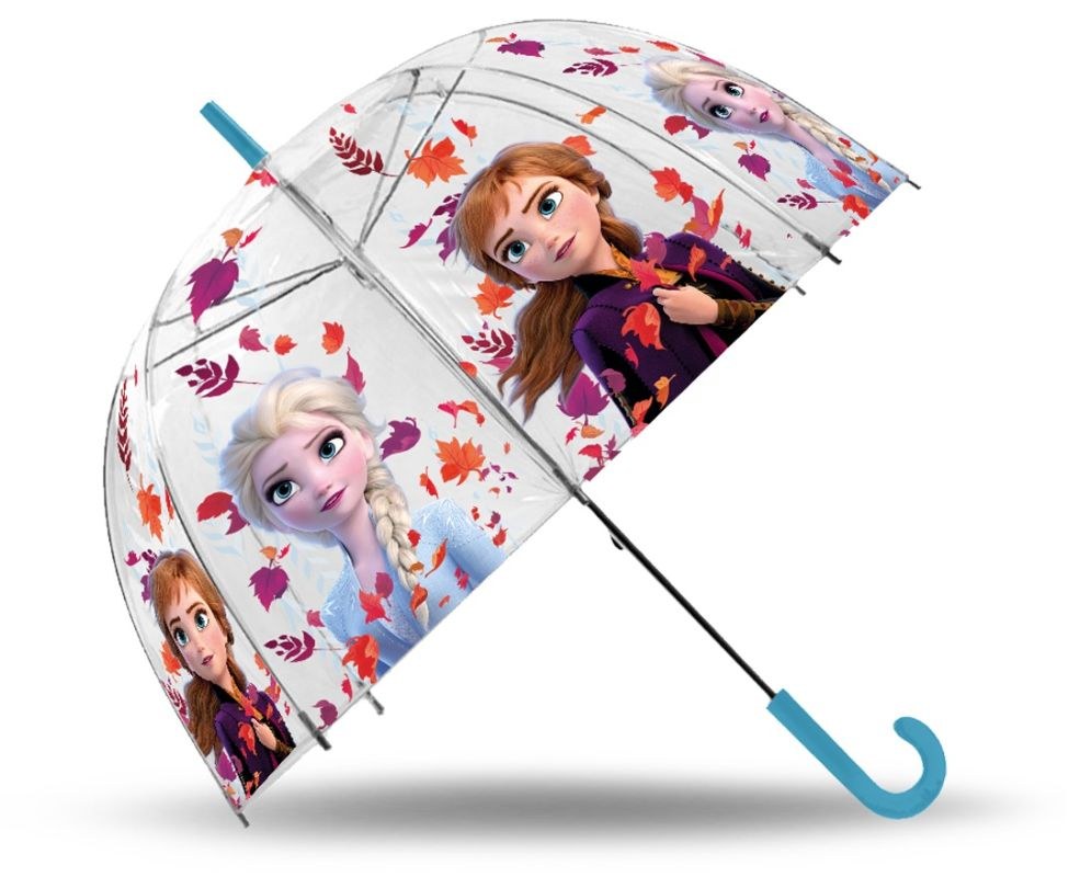 EUROSWAN Průhledný deštník Ledové Království 2 POE,