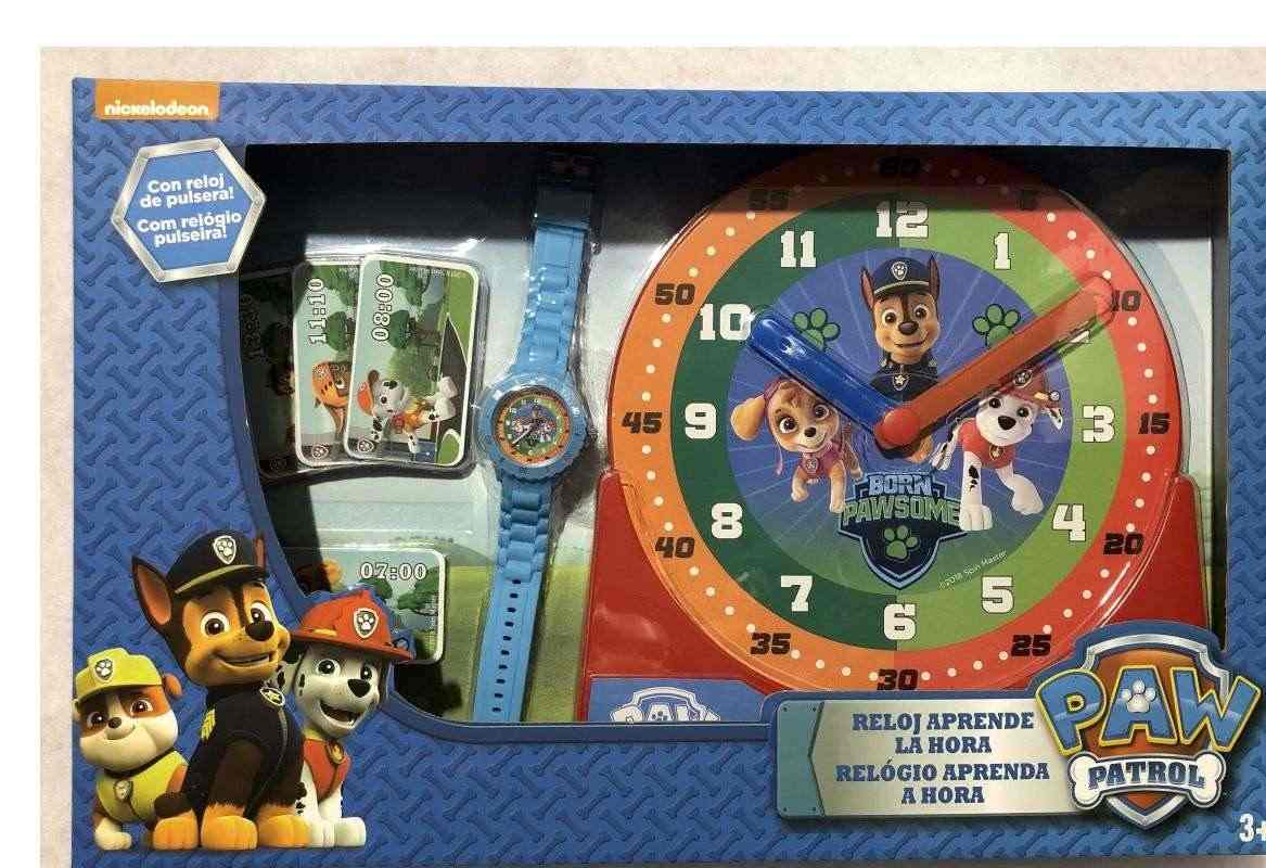 Hodiny na učení Paw Patrol