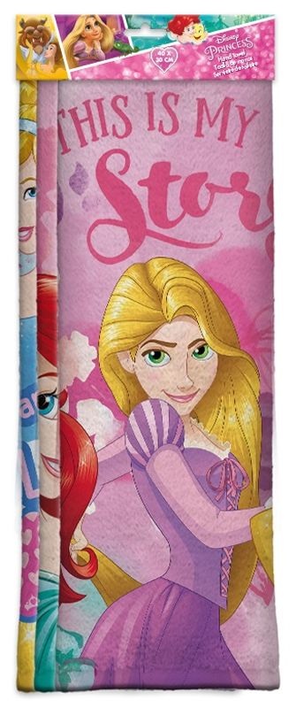 EUROSWAN Sada 3 ks dětských ručníků Princess micro Polyester, 30/40 cm