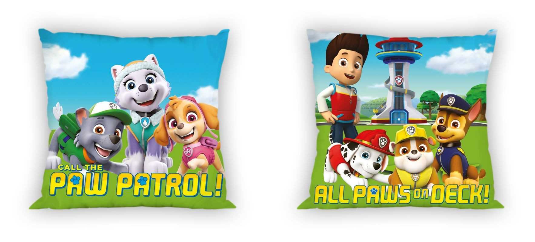 FARO Povlak na polštářek Paw Patrol blue  Bavlna, 40/40 cm