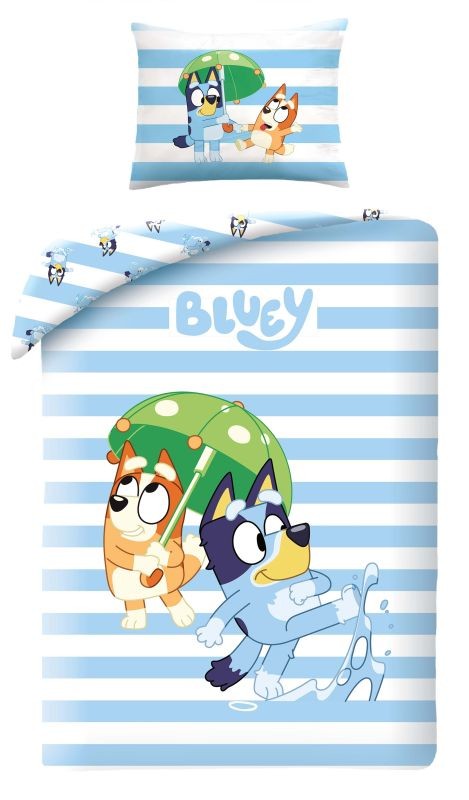 Povlečení Bluey stripe 140/200, 70/90