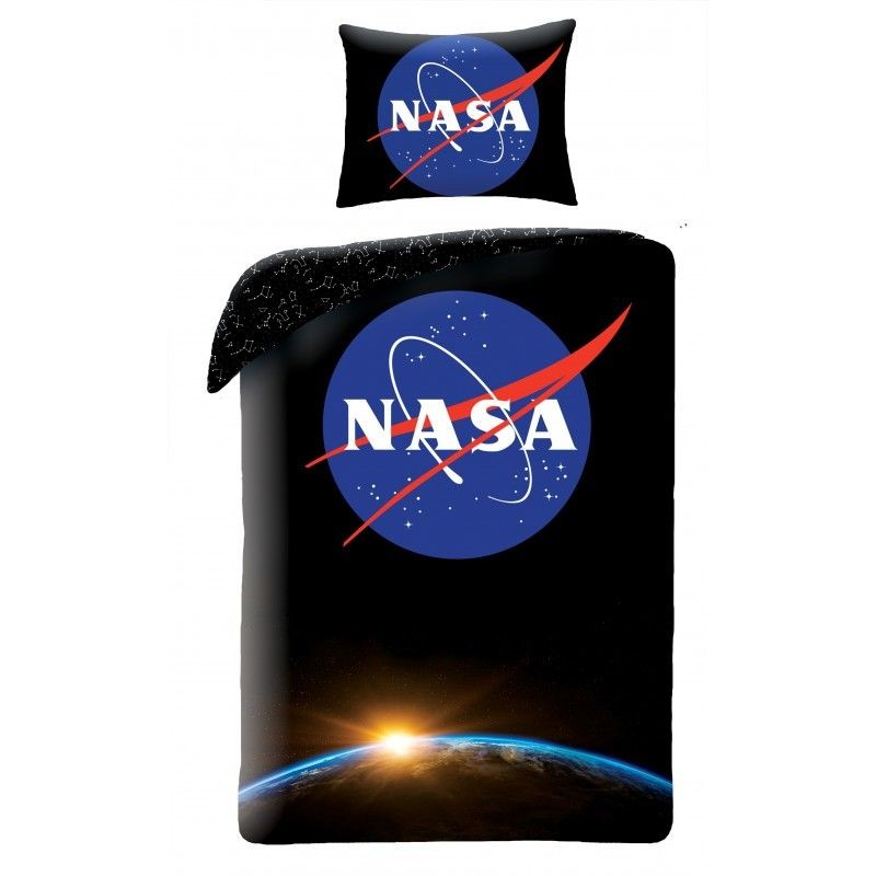 HALANTEX Povlečení NASA Black  Bavlna, 140/200, 70/90 cm