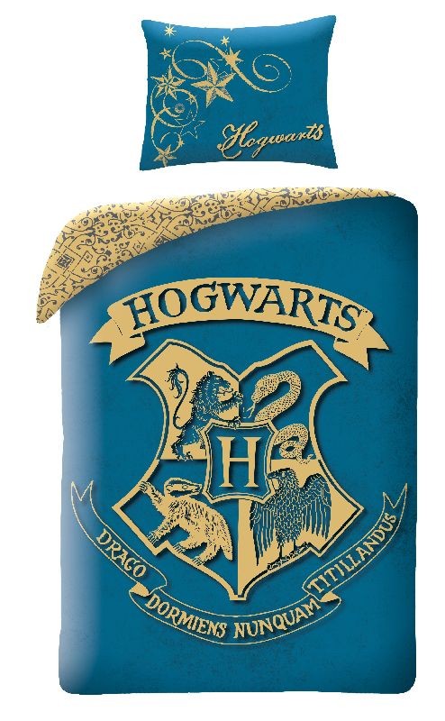 HALANTEX Povlečení Harry Potter blue  Bavlna, 140/200, 70/90 cm