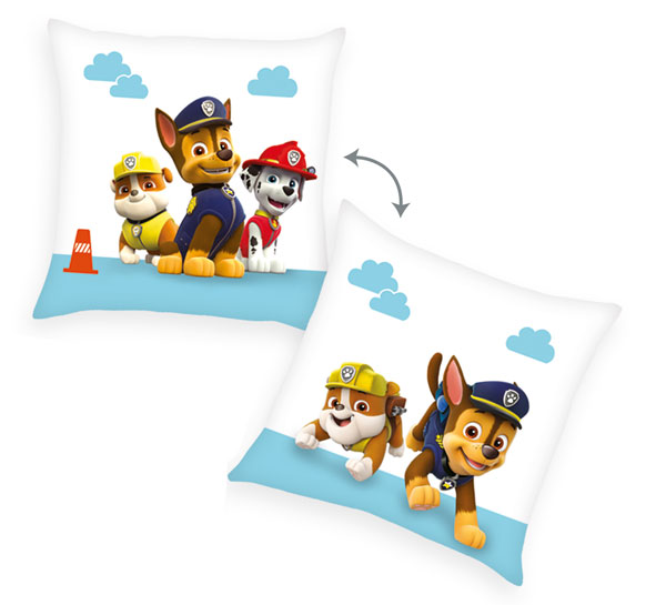 Polštářek Paw Patrol bílý 40/40