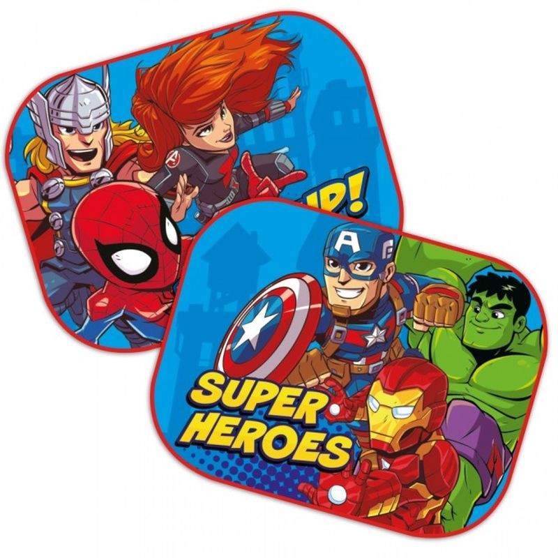 SEVEN Sluneční clony Avengers Super Hero  Polyester, 2ks