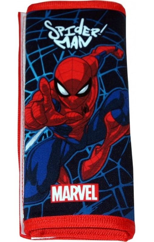 SEVEN Polstrování bezpečnostního pásu Spiderman polyester, 1x 9x18 cm