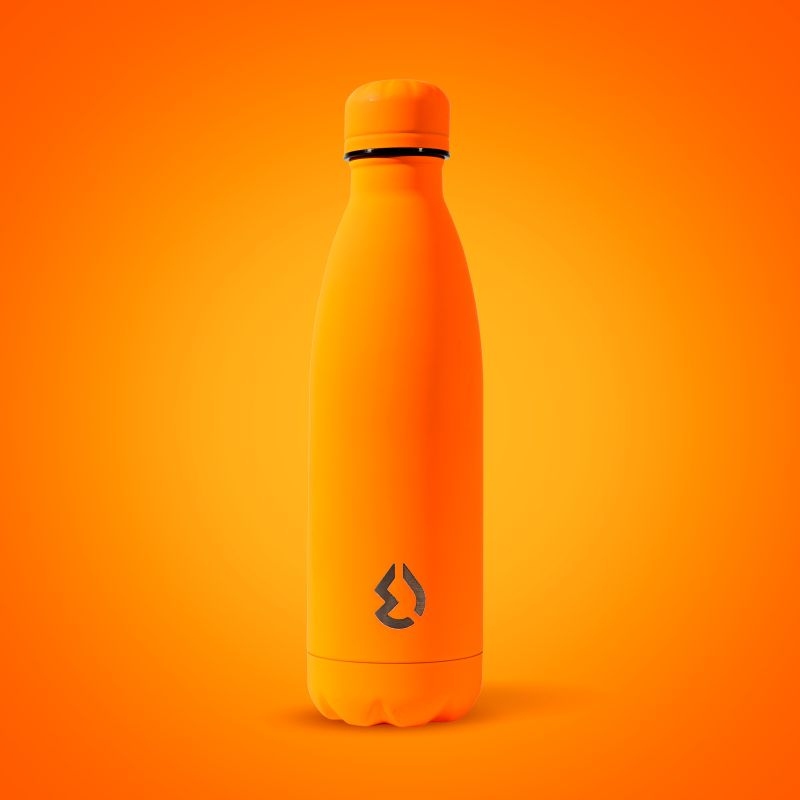 Water Revolution Nerezová Termo láhev na pití fluo oranžová  Potravinářská nerezová ocel 18/8, 500 ml
