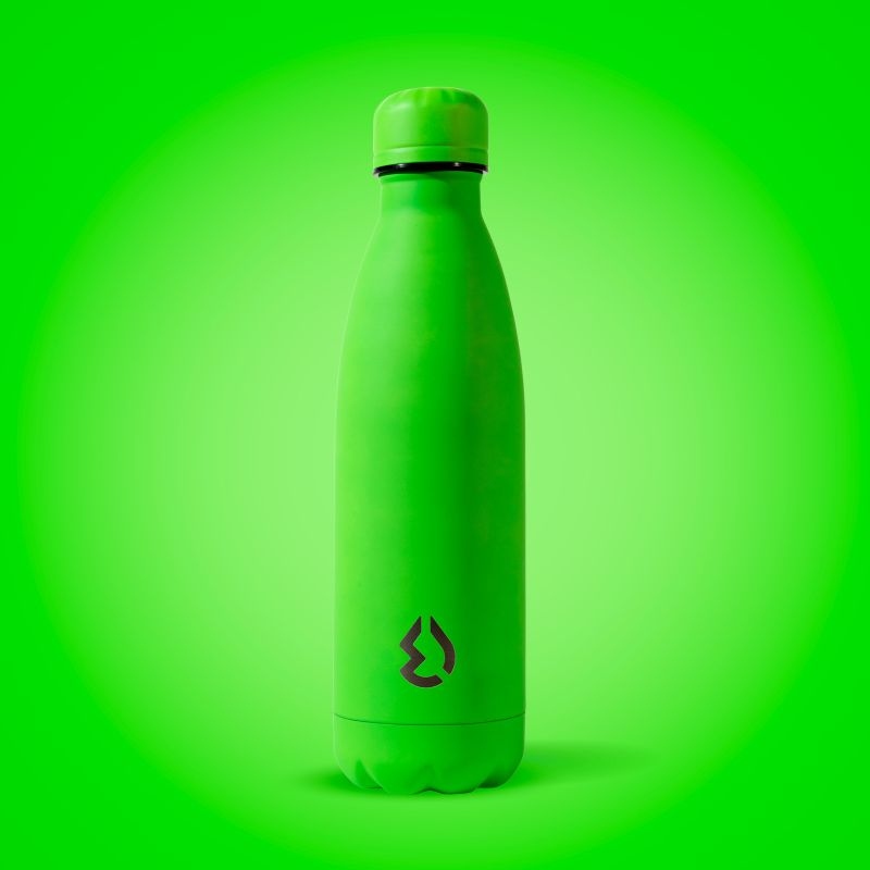 Water Revolution Nerezová Termo láhev na pití fluo zelená  Potravinářská nerezová ocel 18/8, 500 ml