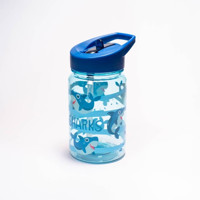 Water Revolution Dětská Tritanová láhev na pití Žraloci  Tritan, 450 ml