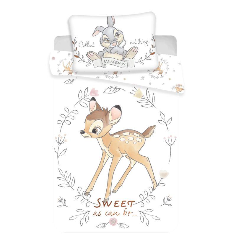 JERRY FABRICS Povlečení do postýlky Bambi sweet baby  Bavlna, 100/135, 40/60 cm