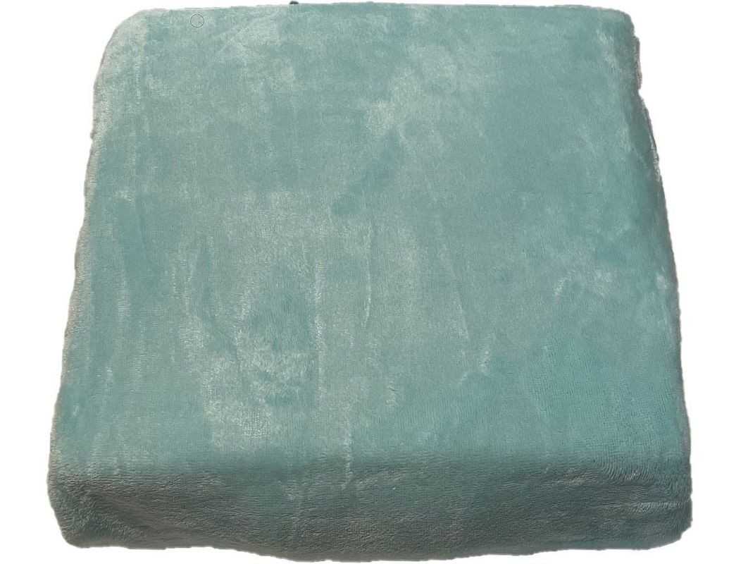 JERRY FABRICS Prostěradlo mikroplyš mátově modrá  Polyester, 90/200 cm
