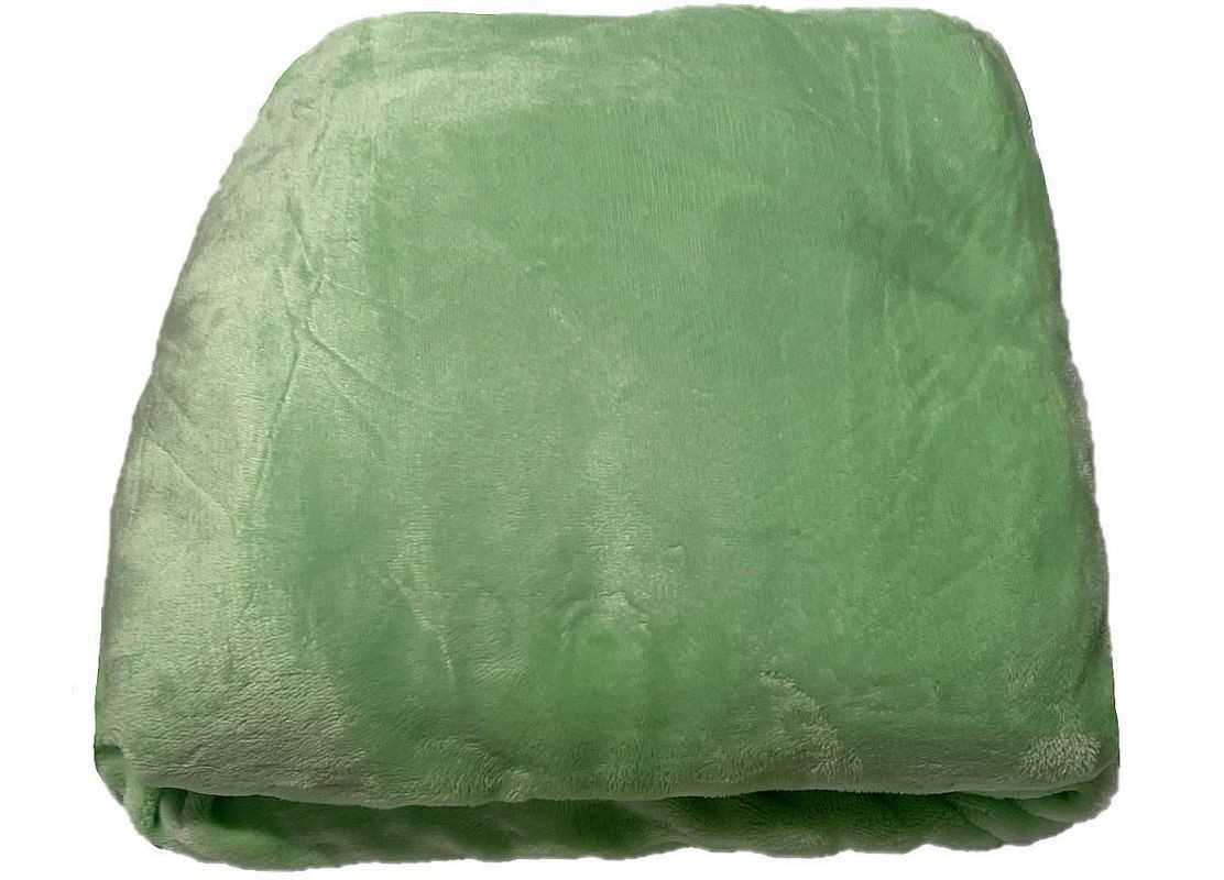 JERRY FABRICS Prostěradlo mikroplyš pastelově zelená  Polyester, 90/200 cm
