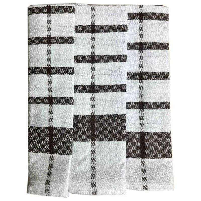 Kuchyňské utěrky z Egyptské bavlny 3 ks vzor č.56