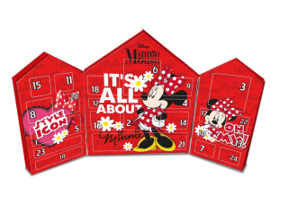 Adventní kalendář Minnie red
